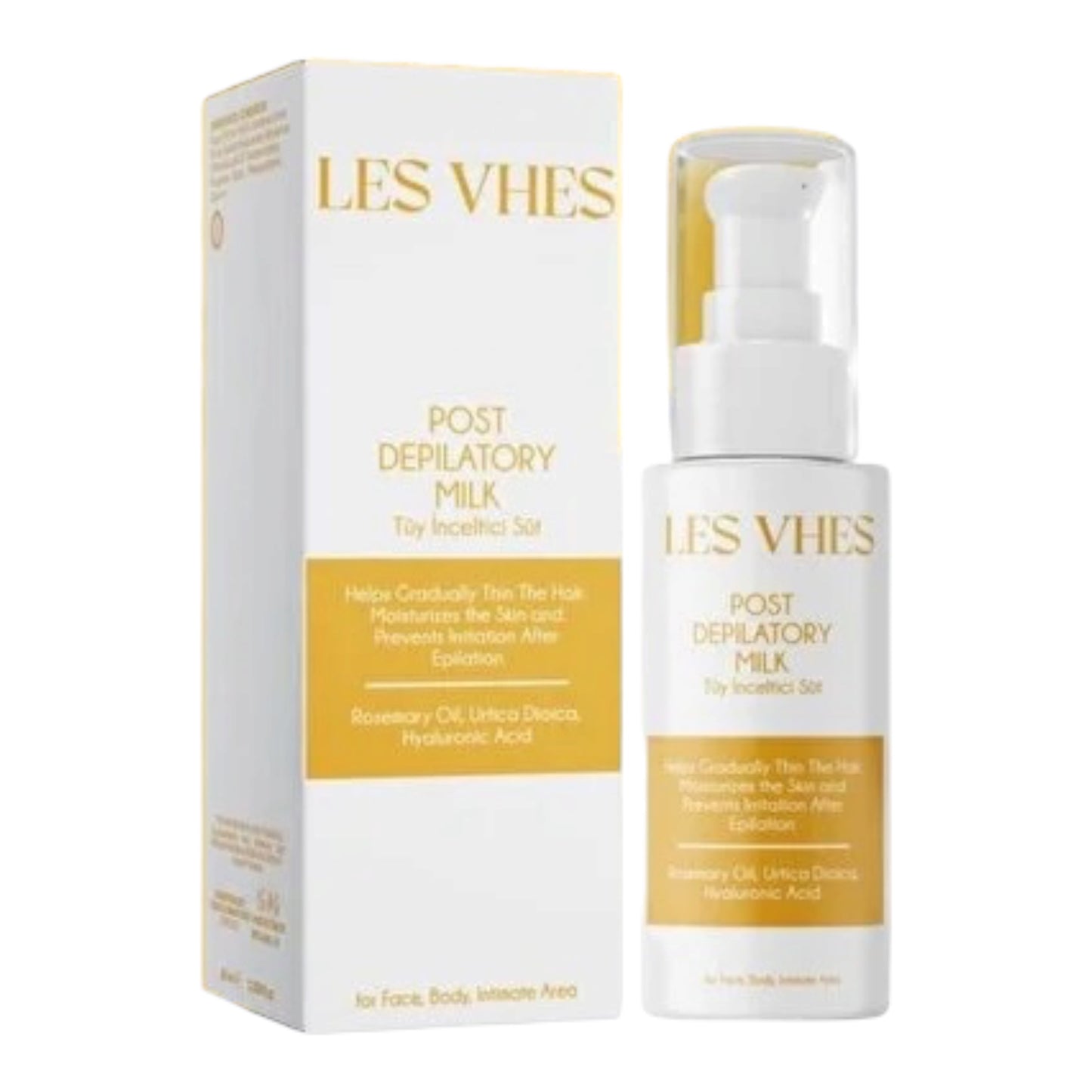 LES VHES Post Depilatory Milk 100 ml | Tüy İnceltici ve Nemlendirici Bakım Sütü | Epilasyon Sonrası Bakım
