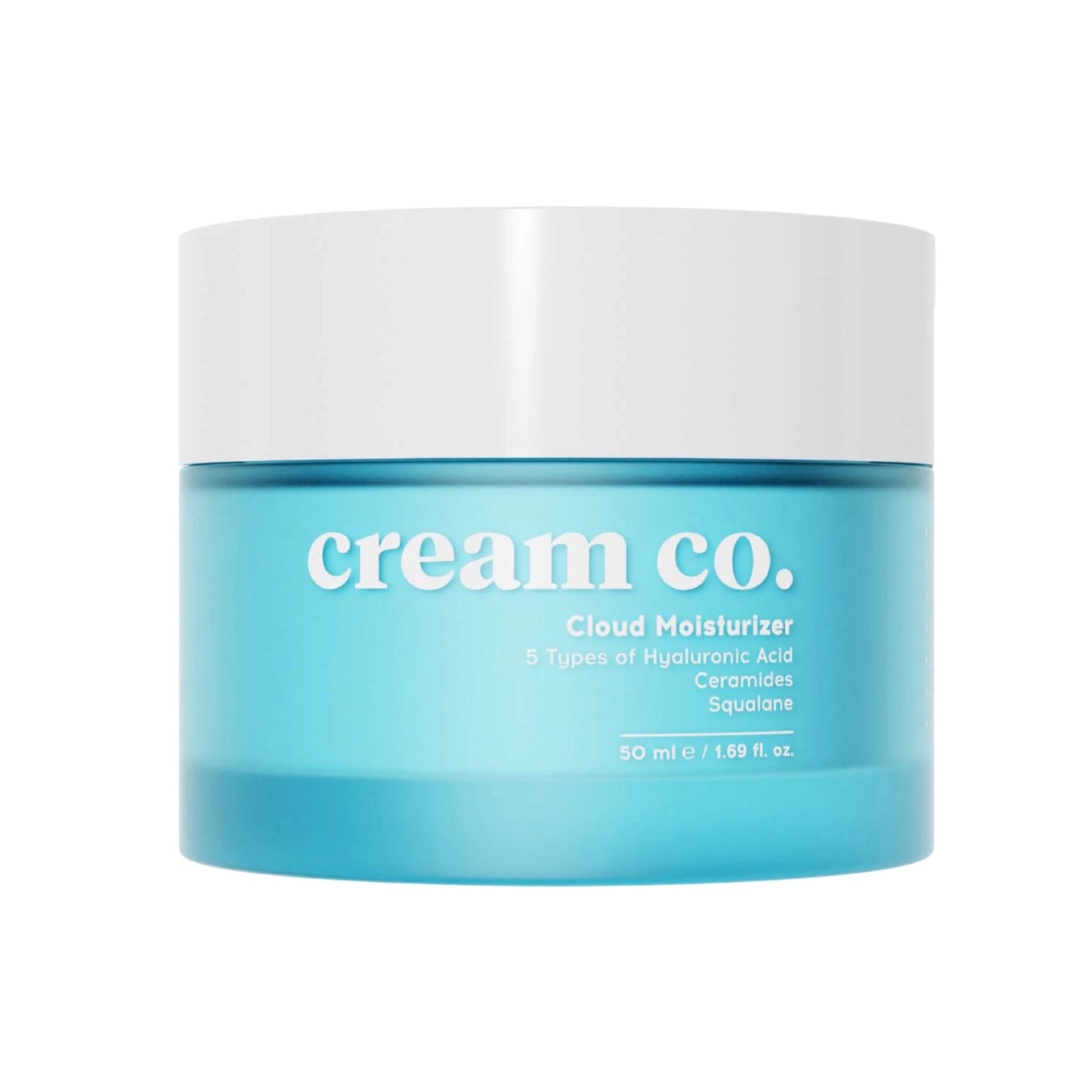 cream co. Cloud Moisturizer – Gezichtscrème met 5 Soorten Hyaluronzuur, Ceramiden & Squalane – 50 ml