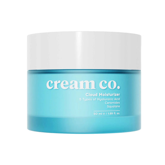 cream co. Cloud Moisturizer – Gezichtscrème met 5 Soorten Hyaluronzuur, Ceramiden & Squalane – 50 ml