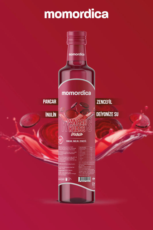 Momordica (Pancar kvass mix)Rode Biet Mix – Geconcentreerde Drank met Rode Biet, Inuline & Gember – 250 ml