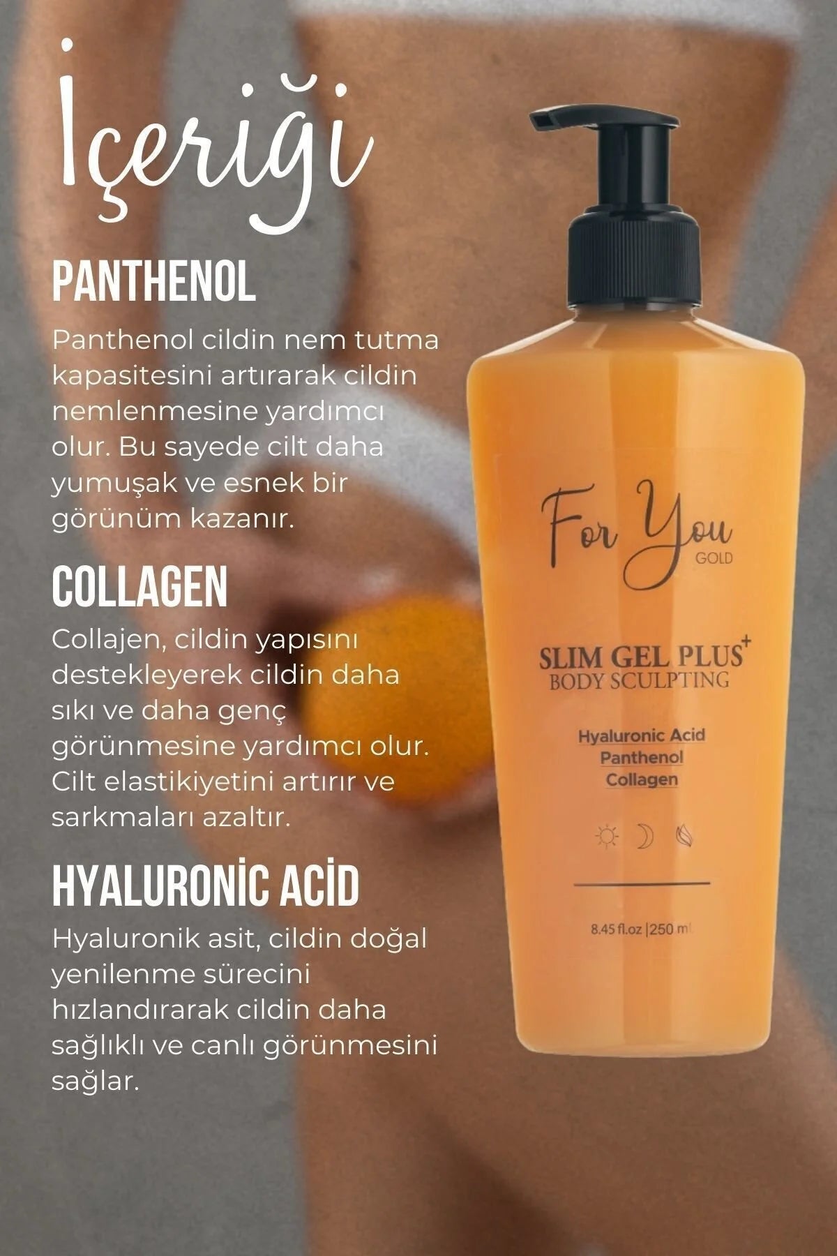 For You Gold Slim Gel Plus Body Sculpting 250ml