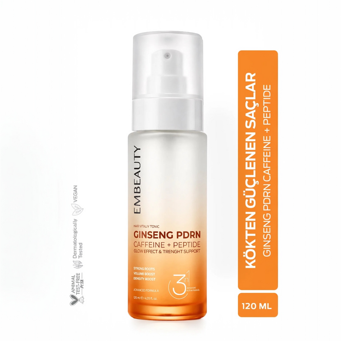 Embeauty Ginseng PDRN Hair Vitality Tonic Caffeine + Peptide 120 ml