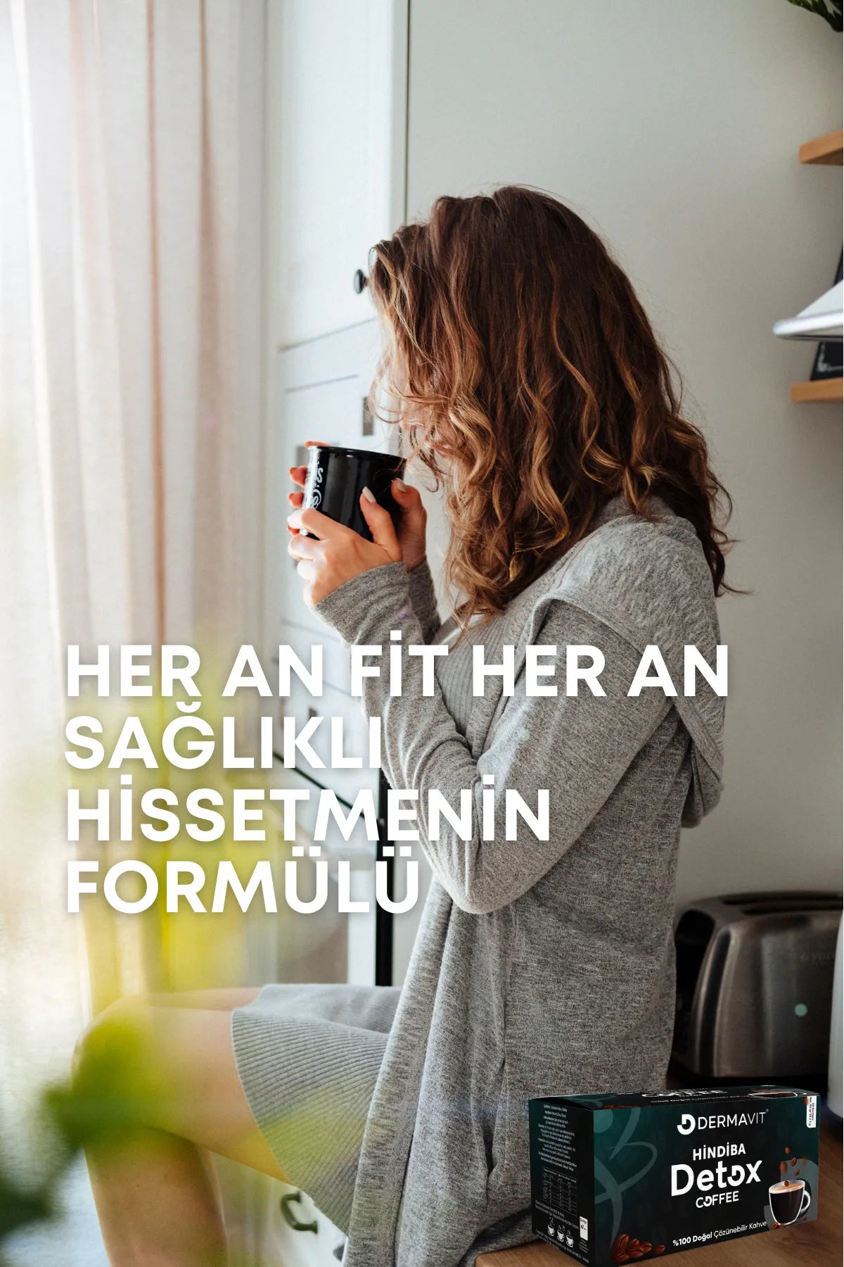 Dermavit Hindiba Detox Form Koffie met Chiazaad 30 stuks