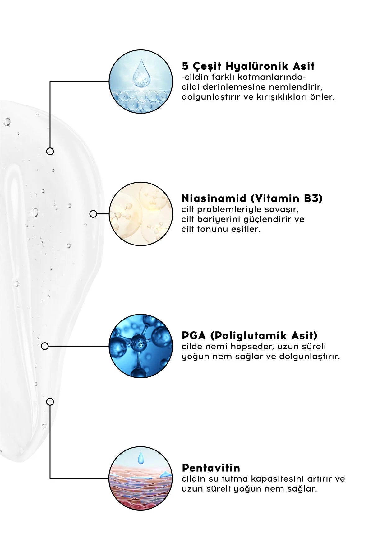 Cream Co. Hyaluronic Acid Glow Jelly Cleanser - Hydraterende Gezichtsreinigingsgel - 5 Soorten Hyaluronzuur - Niacinamide - PGA & Pentavitin - Alle huidtypen - 100 ml