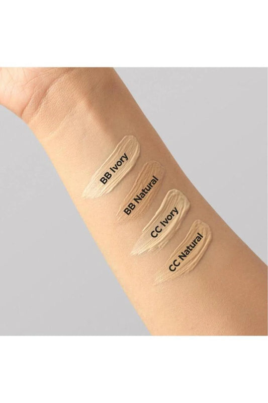 Pure Beauty CC Cream SPF50 – Hydraterende Foundation met Zonbescherming (Ivory 30ml)