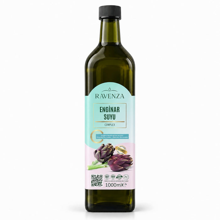 Ravenza Enginar Suyu Complex – Artisjokwater – Geconcentreerde Drank – Zonder Conserveringsmiddelen & Toevoegingen – 1000 ml