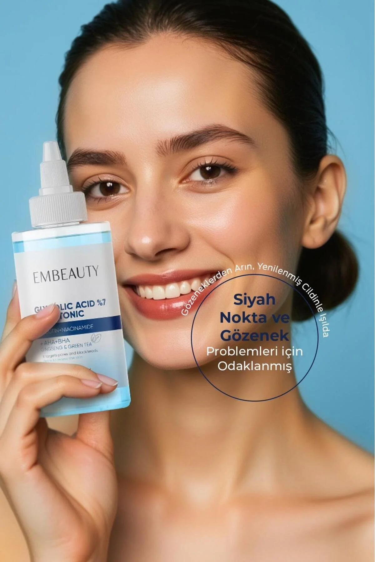 Embeauty Glycolic Acid 7% Tonic 200 ml – AHA BHA Exfoliërende Toner