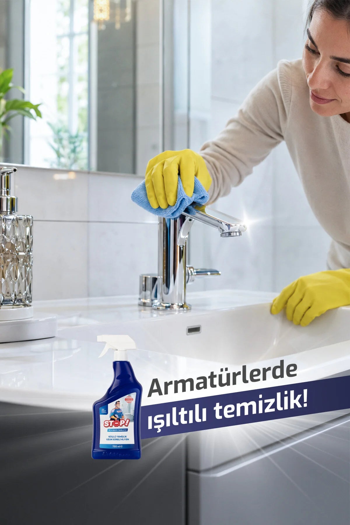 STOP Forte WC & Badkamerreiniger 750 ml