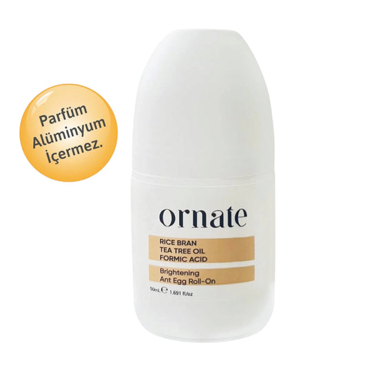 Ornate Brightening Roll-On – Verzorgende Deodorant met Tea Tree & Rijstextract (50ml)