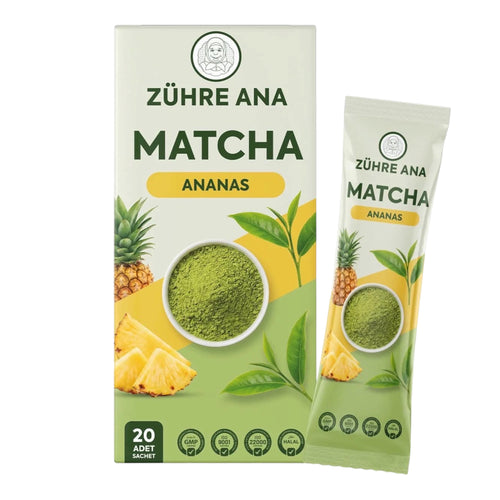 Zühre Ana Matcha Ananas – Kruidenthee met Groene Thee & Ananas – 20 Sachets x 8 g