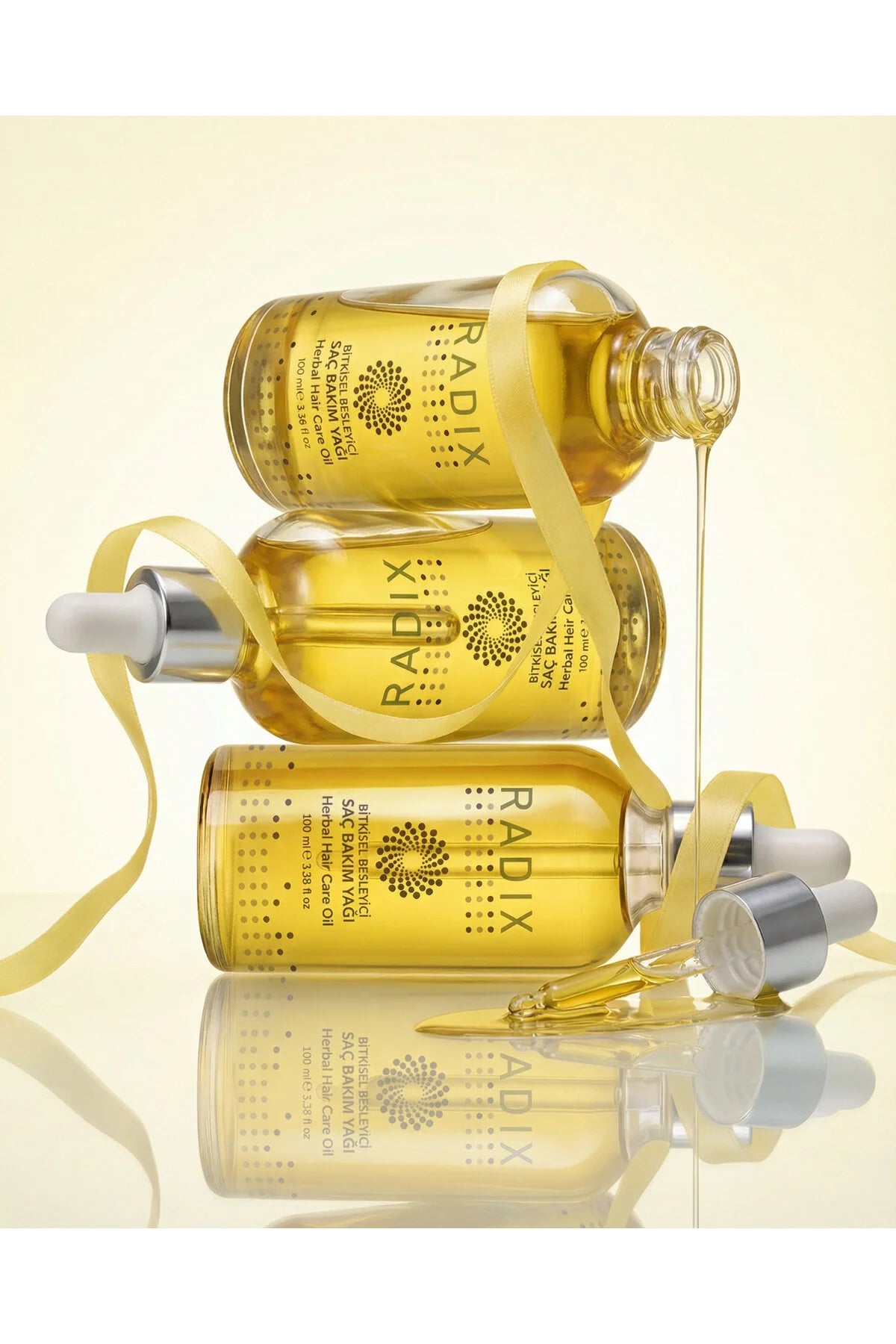 Radix Herbal Hair Care Oil 100 ml – 17 Plantaardige Oliën – Voedende Haar- & Hoofdhuidolie