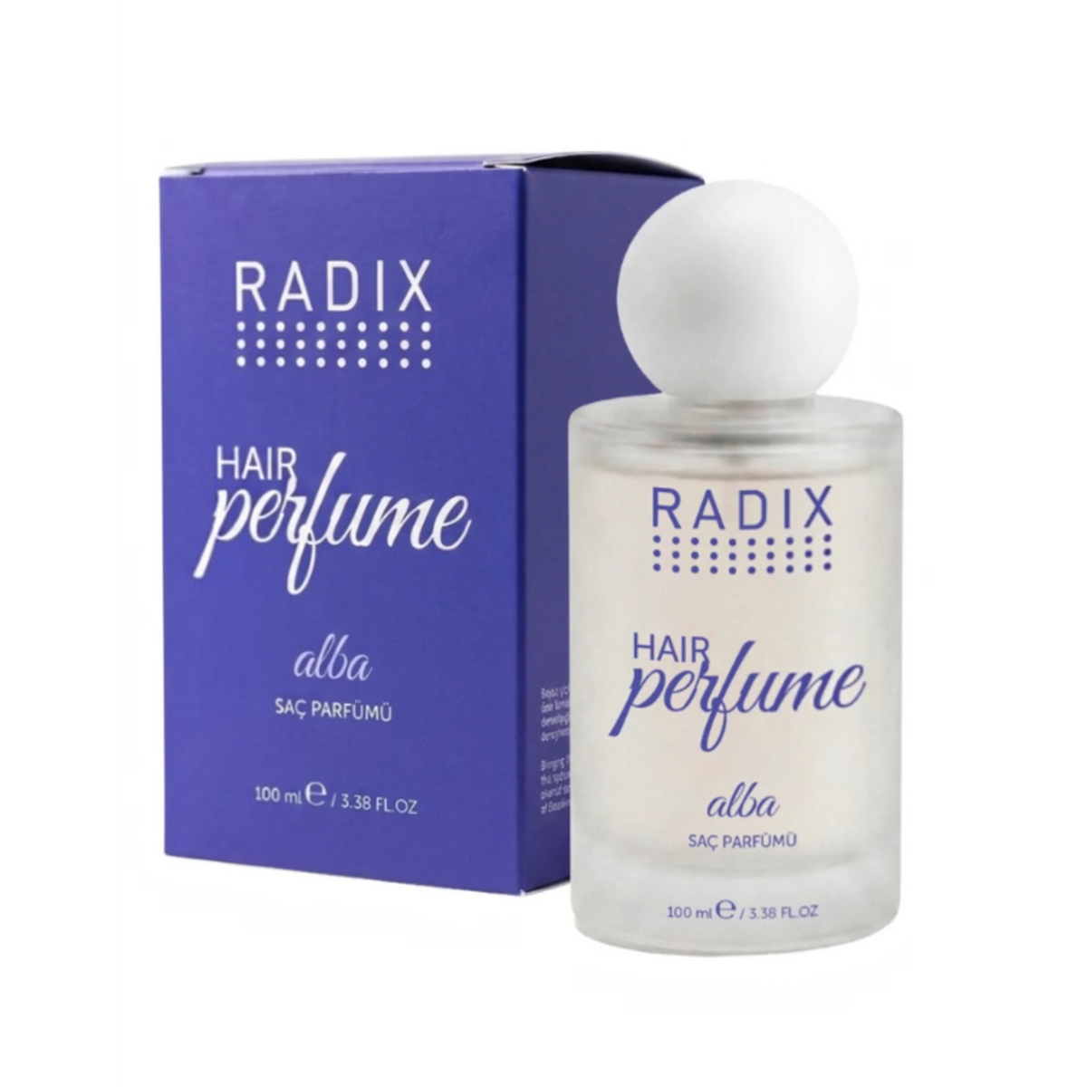 Radix Alba Hair Perfume – Haarparfum voor Dames – Witte Bloemen, Citrus & Oriëntaalse Noten – 100 ml