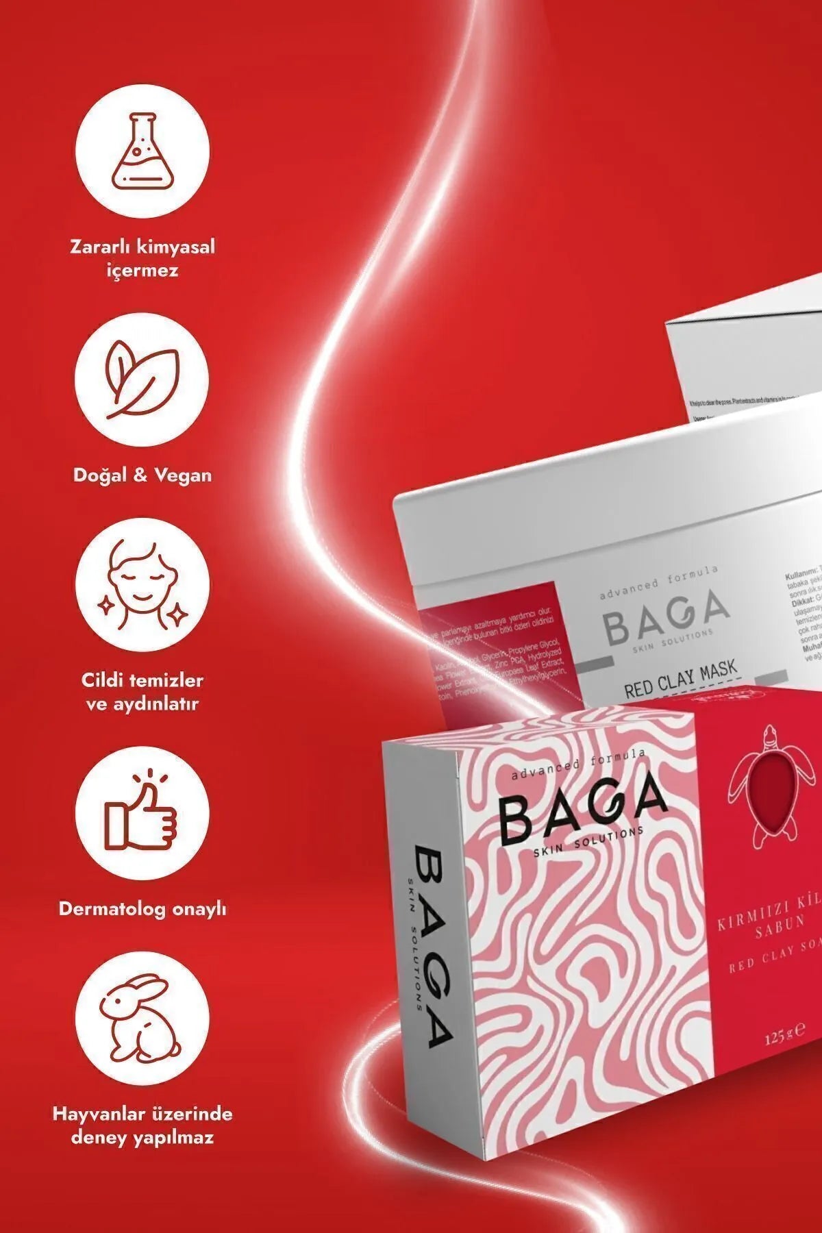 Baga Skin Solutions Kırmızı Kil Sabunu 125 Gr