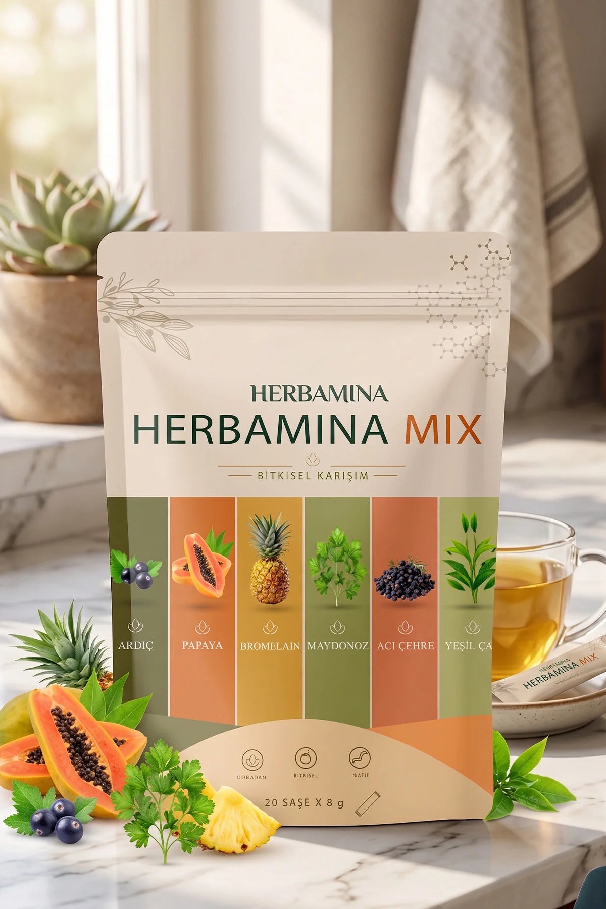 Herbamina Mix Kruidenmix 20 Sachets