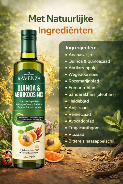 Ravenza Quinoa&Abrikoos Mix Azijn
