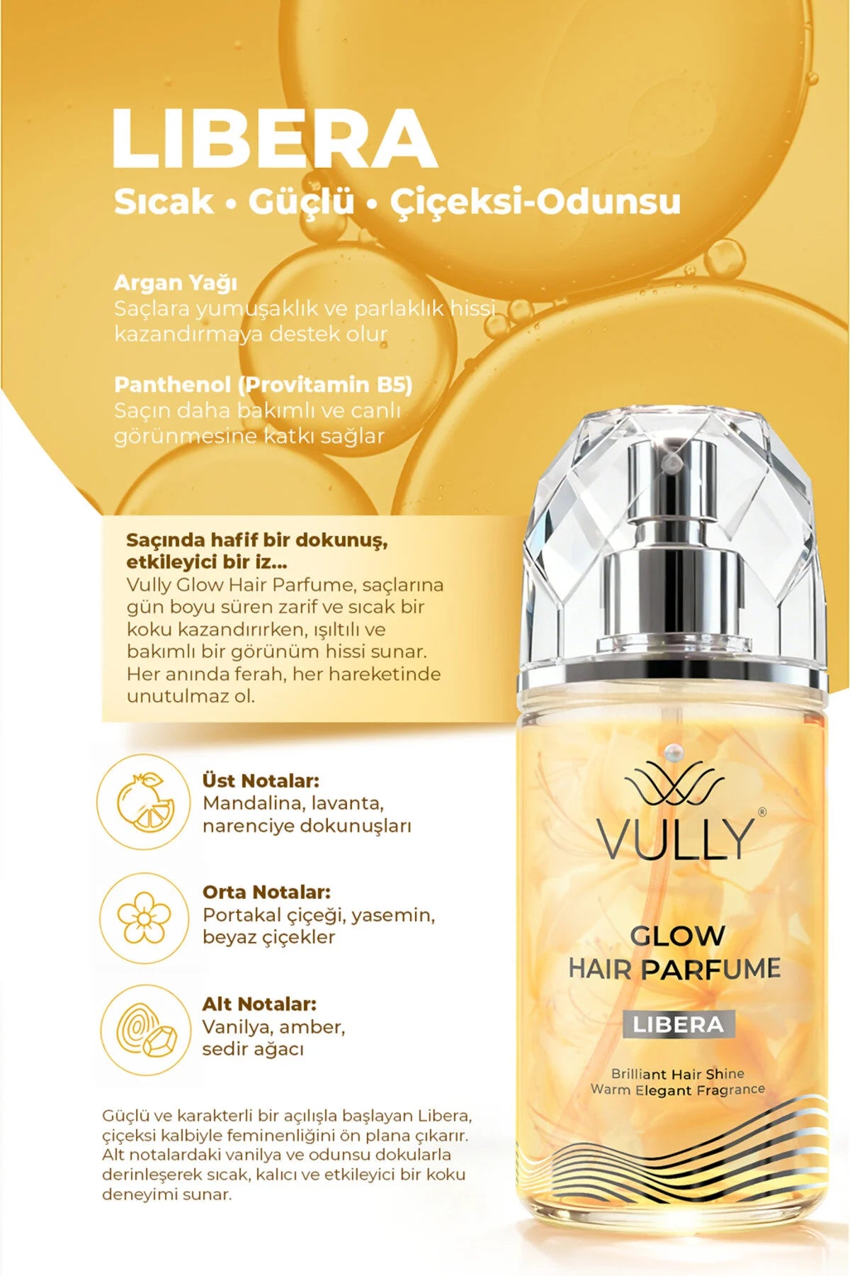 Vully Glow Hair Parfume Libera 100 ml