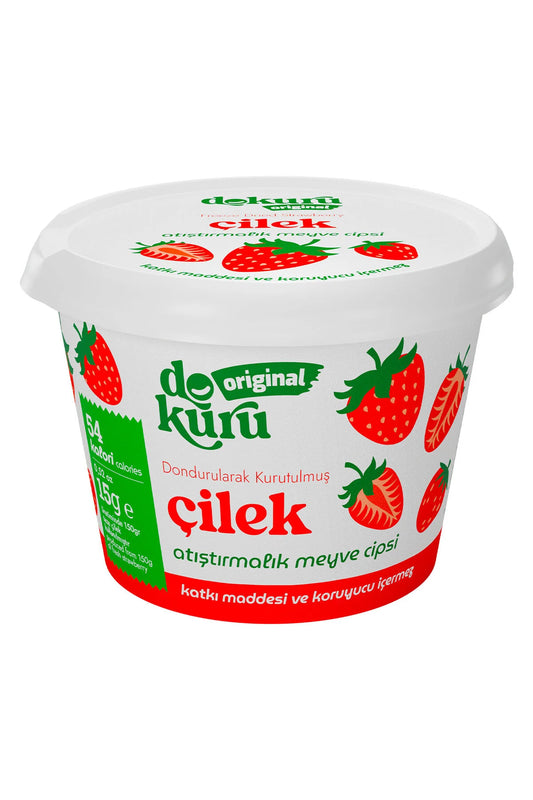 Dokuru Gevriesdroogde Aardbei 15g | Gezonde Snack