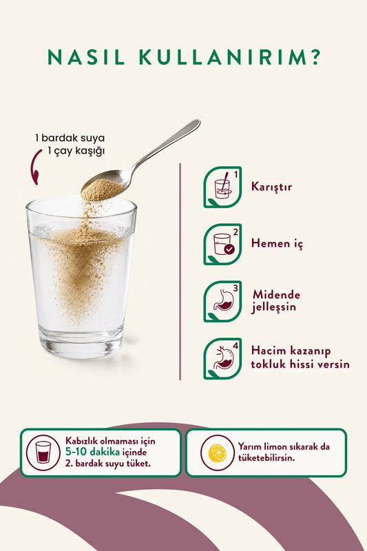 Wefood Psyllium Husk Karnıyarık Otu Tozu 200g - Hoog Vezelgehalte - Glutenvrij & Vegan - Oplosbare Vezels