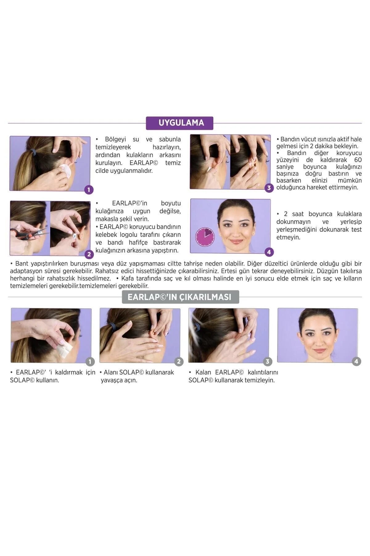EARLAP Beauty Tapes  Oor Correctie Tape Set