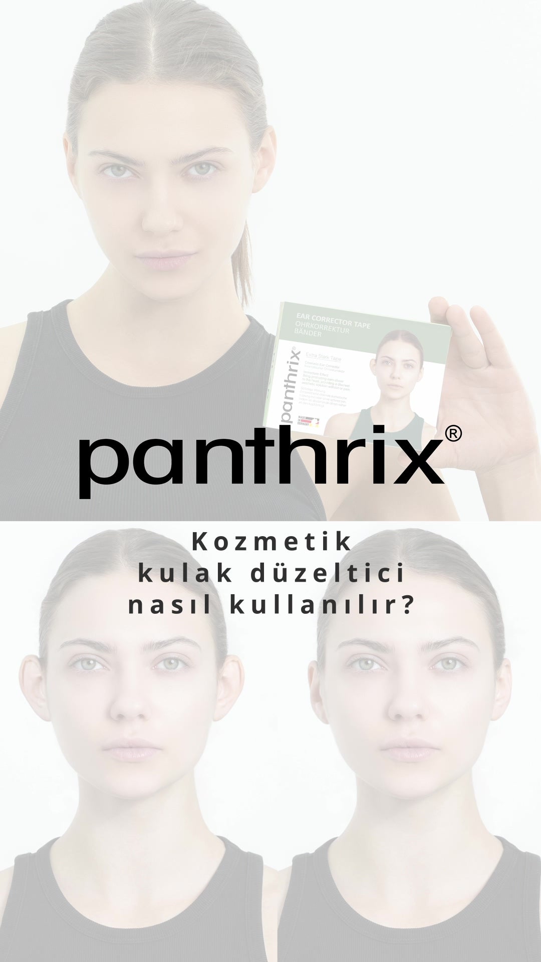 Panthrix Oor Corrector 20 Banden (Ear Corrector Tape) Afstaande Oorband - Extra Sterk - Discrete esthetische oplossing zonder pijn of ongemak - Plakband - voor 16 Jaar en Ouder.
