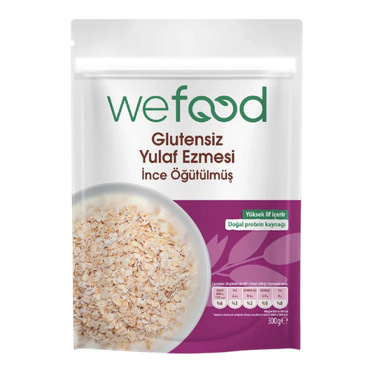 Wefood Glutenvrije Havermout Fijn Gemalen – 300 g – Vezelrijk – Bron van Eiwitten – Vegan