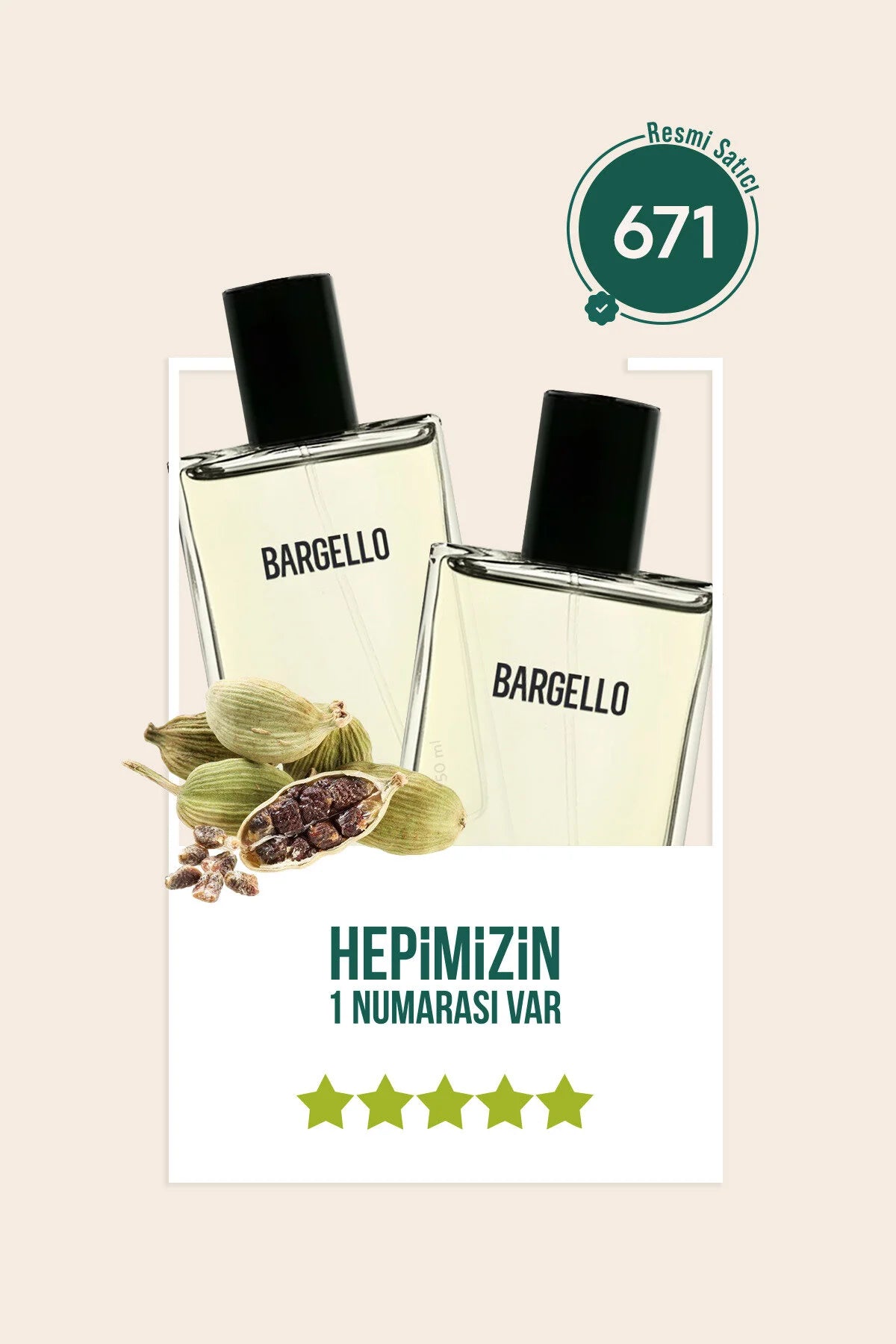 Bargello 671 Woody Series Eau de Parfum – Unisex Parfum – EDP – 50 ml