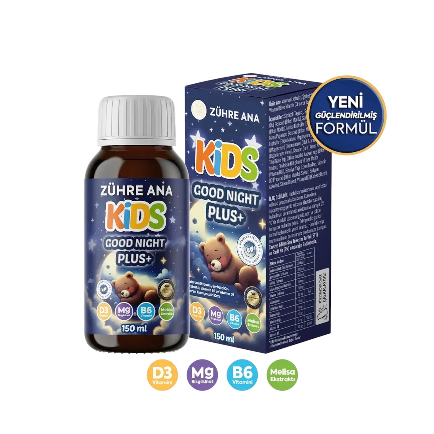 Zühre Ana Kids Good Night Plus Siroop 150 ml