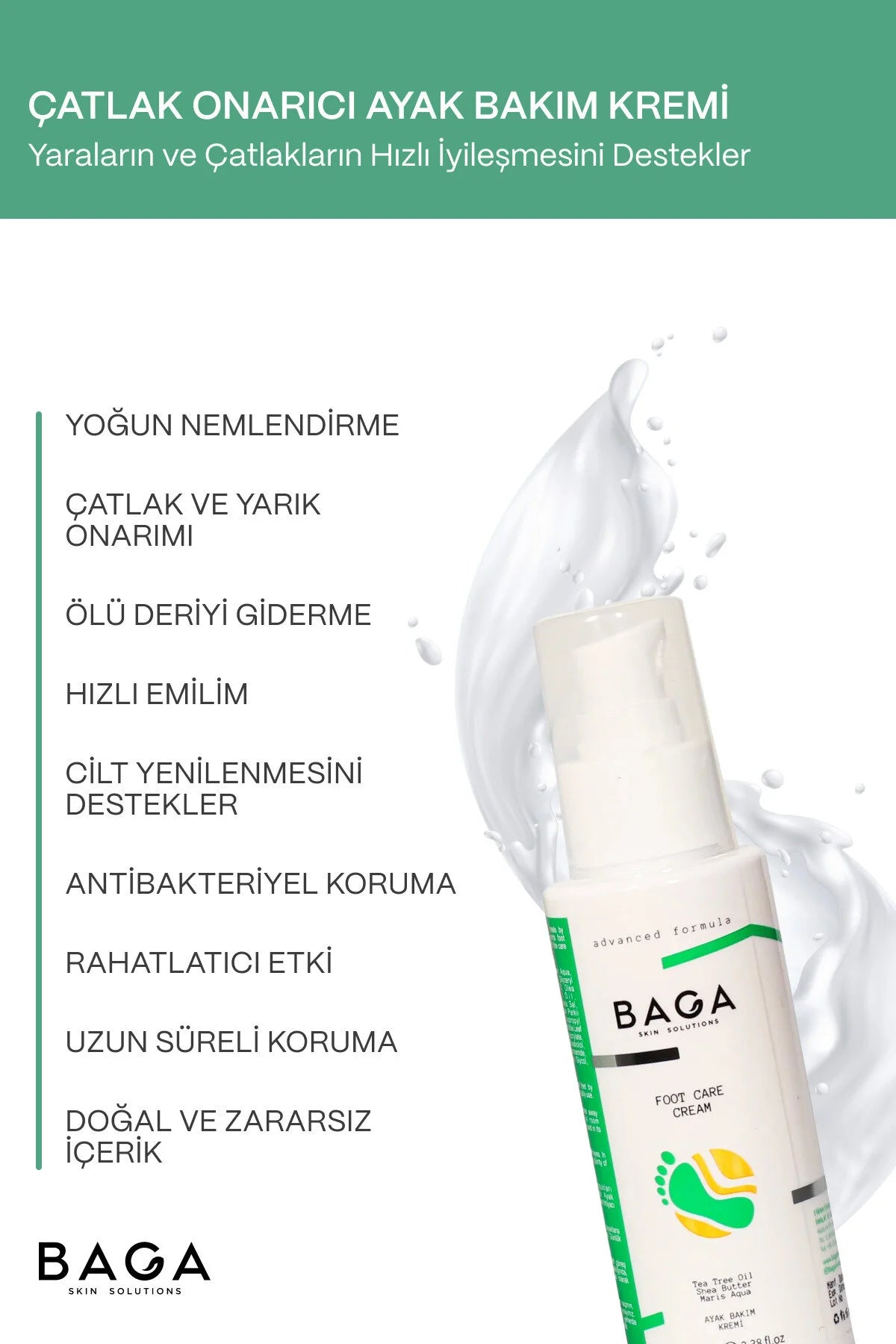 BAGA Foot Care Cream 100ml