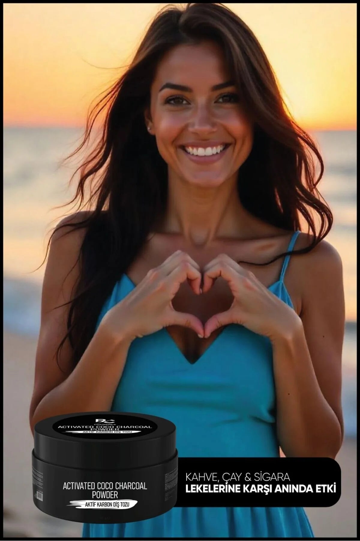 RC Cosmetics Activated Charcoal Whitening Tandpoeder 1 stuks - Tanden bleken - Tooth Powder - 1x40gr - Zwarte bleek poeder