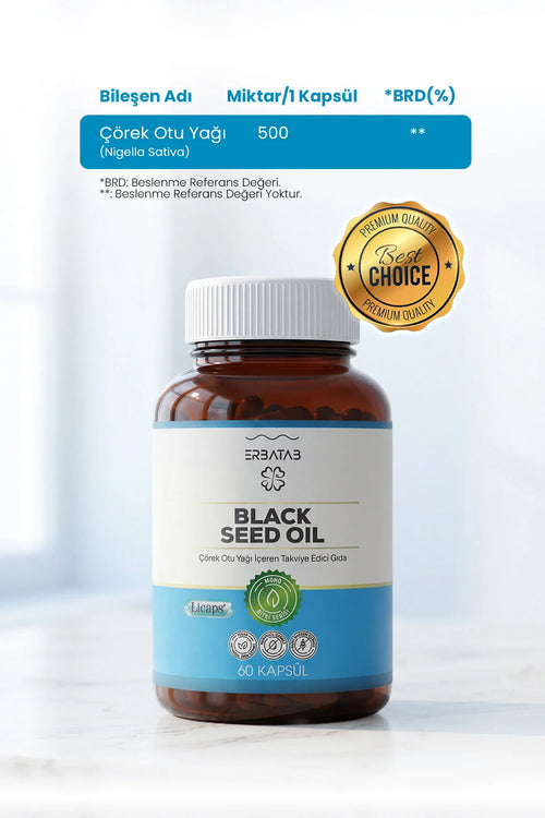 Erbatab Black Seed Oil Capsules 60 Softgels