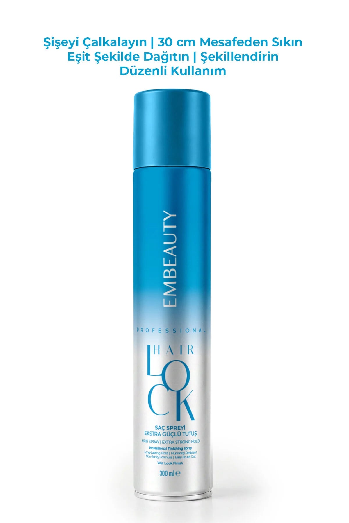 Embeauty Professional Hair Lock Haarspray – Extra Sterke Hold – Wet Look – Vochtbestendig – 300 ml