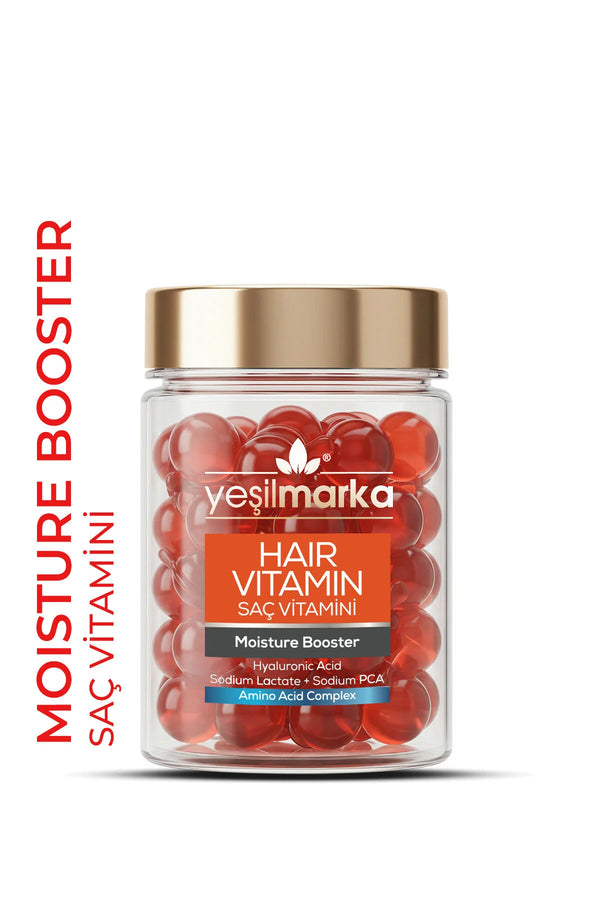 Yeşilmarka Hair Vitamin Capsules – Moisture Booster Hair Care 30 Capsules