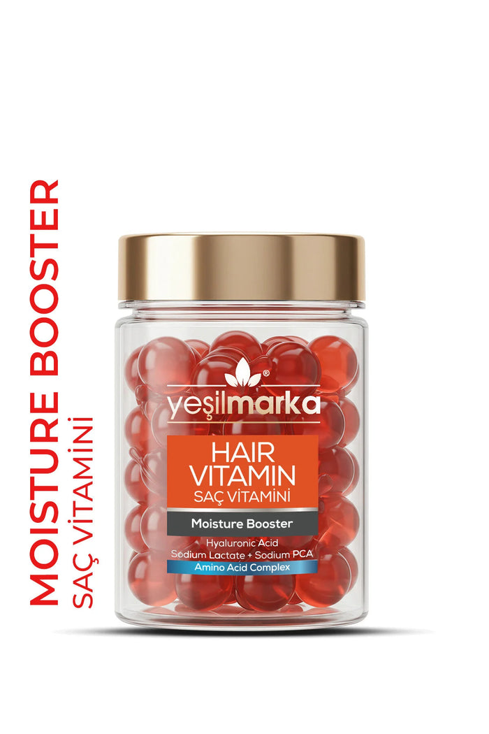 Yeşilmarka Hair Vitamin Capsules – Moisture Booster Hair Care 30 Capsules