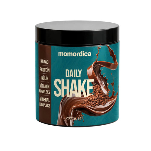 Momordica Daily Shake Cacao | Eiwit, Inuline, Vitaminen & Mineralen | Chocolade Shake Poeder | 200 g
