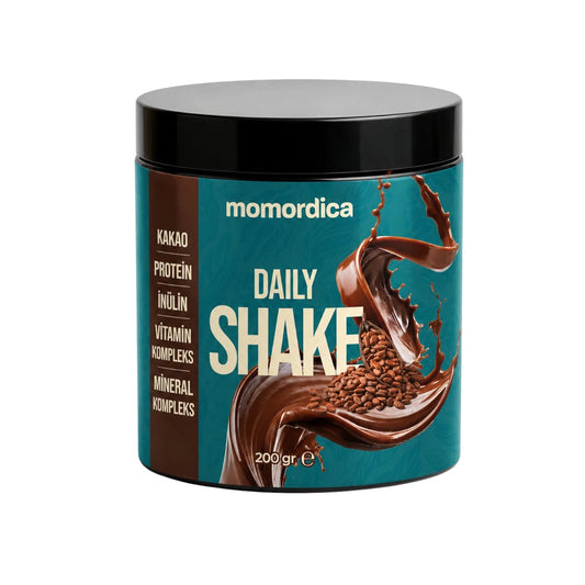 Momordica Daily Shake Cacao | Eiwit, Inuline, Vitaminen & Mineralen | Chocolade Shake Poeder | 200 g