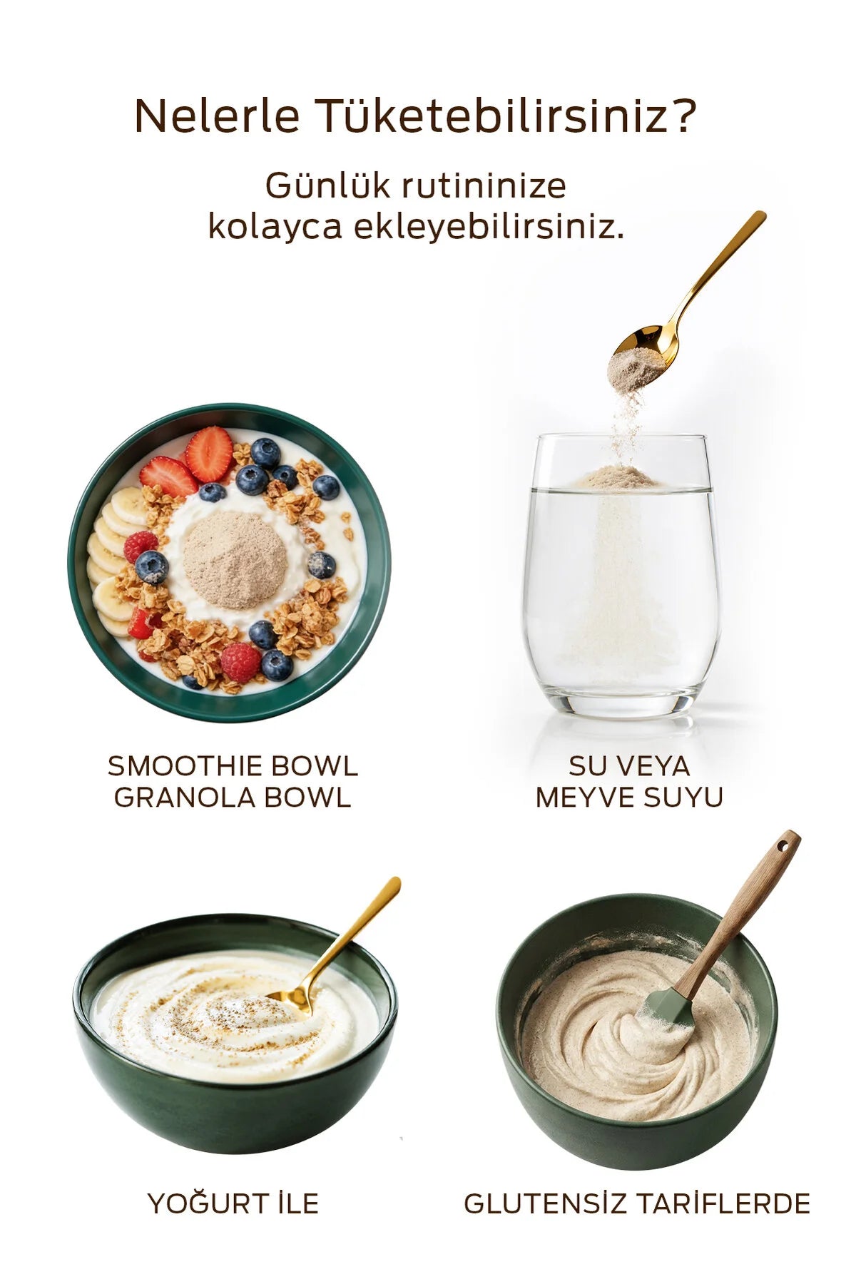 Harmana Psylliumvezel Poeder (Karnıyarık otu tozu)– 100% Psyllium Husk – Vezelrijk & Vegan – 150 g