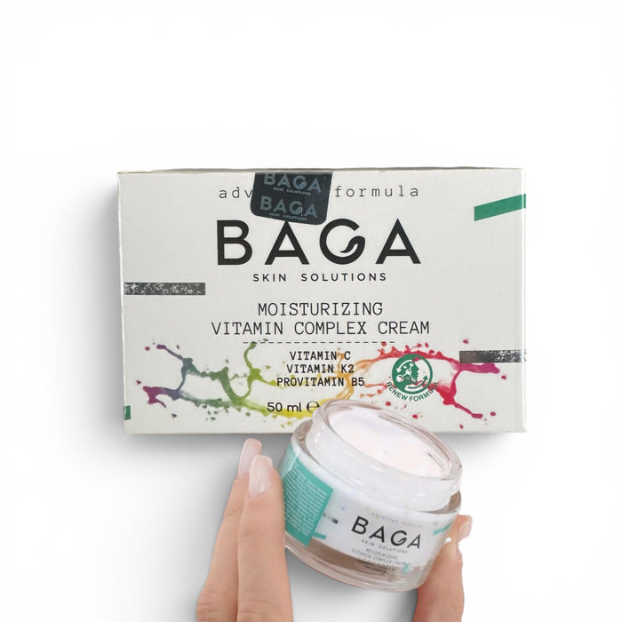 BAGA Moisturizing Vitamin Complex Cream – Hydraterende Vitamine Gezichtscrème 50ml