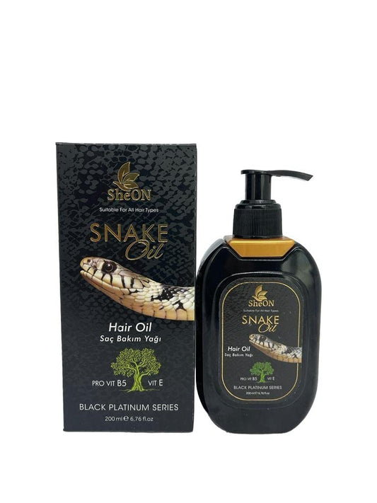 SheON Snake Oil Haarolie - Verzorgende Haarolie met Pro-Vitamine B5 & Vitamine E - 200 ml