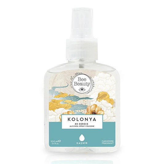 Bee Beauty Kasjmier Geur (Kasmir Kolonya) Spray Cologne - Bloem aroma - 100 ml