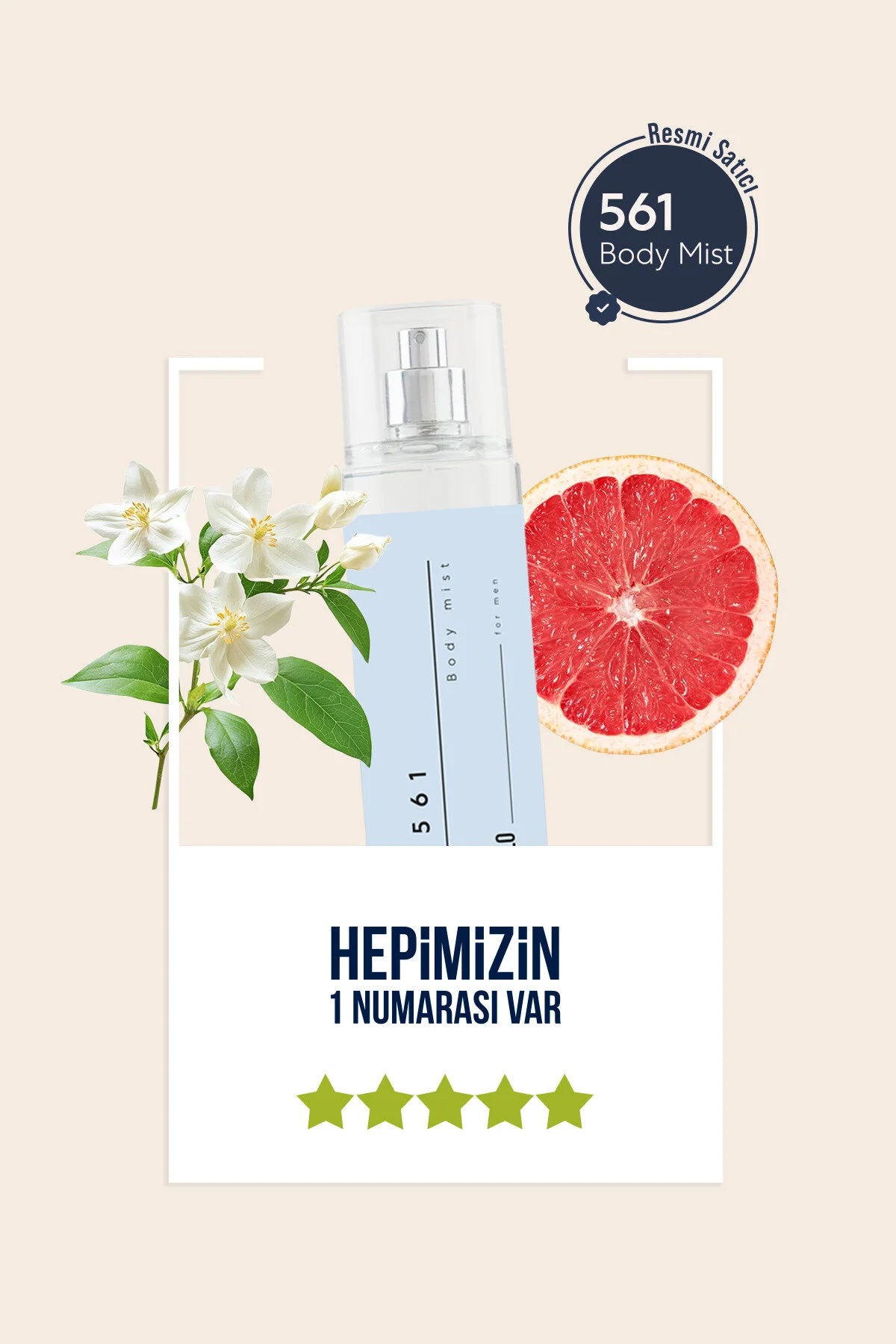 Bargello 561 Heren Body Mist – Eau de Toilette – Geparfumeerde Bodyspray voor Mannen – 210 ml