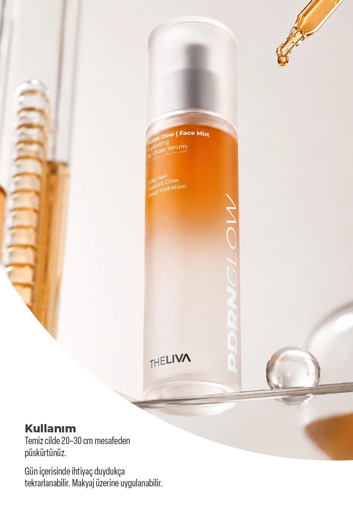 Theliva PDRN Glow Face Mist Hydrating Bi-Phase Serum 120 ml