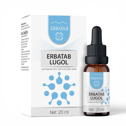 ERBATAB Druppels Lugol Jodium 2% - 20 ml