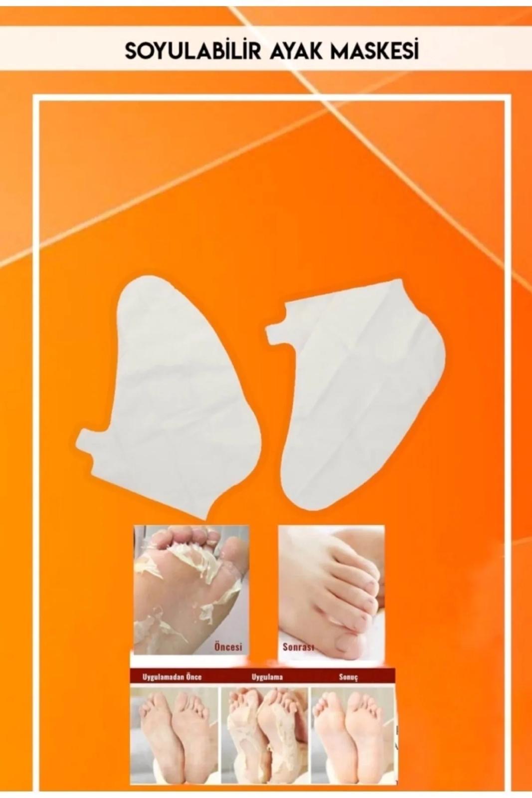Moda Lucci Professioneel Voetpeelingmasker in sokstijl 2 x 35 ml - Magisch voetmasker - Voor zachte en gladde voeten - Peeling - Verhelderend - Luchtbevochtiger - Bleek - Voed de huid - Eenvoudig soktype - Gemakkelijk absorberen & gebruiken