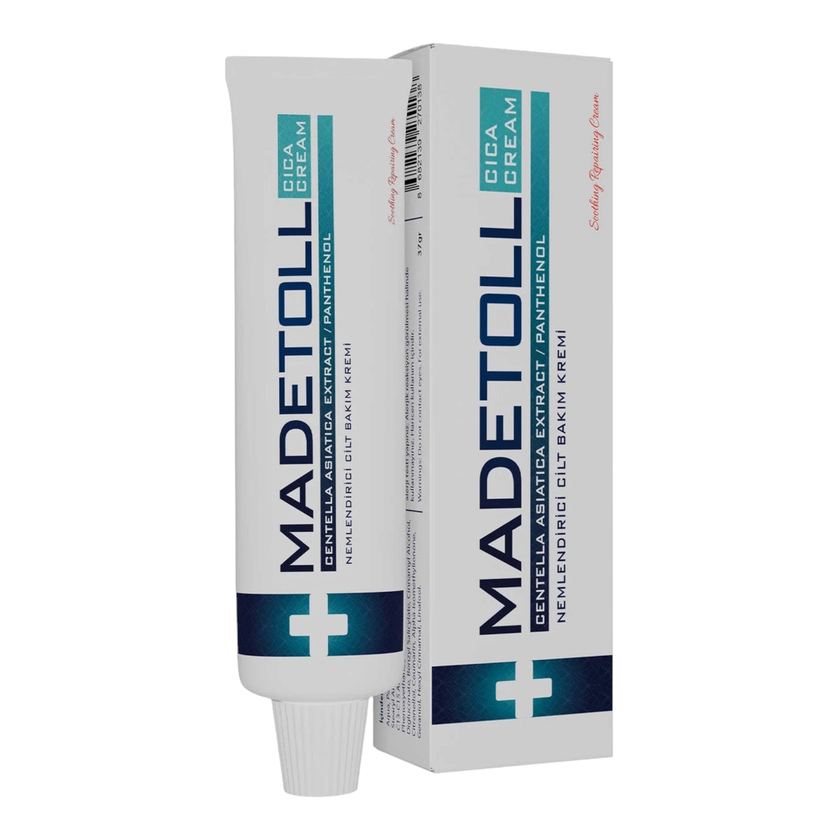 Madetoll Cica Cream – Hydraterende Huidverzorgingscrème met Centella Asiatica & Panthenol – 37 g