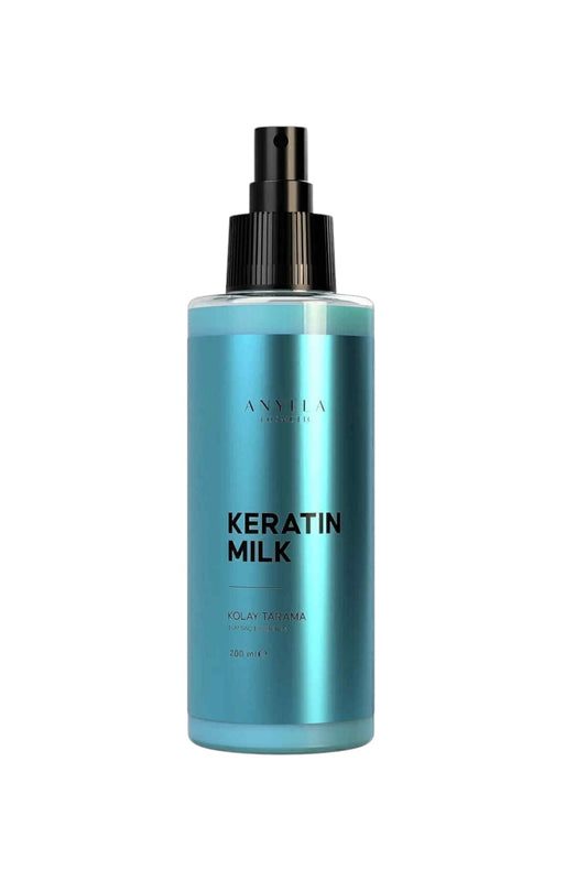 Anyela Cosmetic - Keratine & Collageen Haarverzorgingsmelk - Volume/Opvullen - Kleurbescherming - Gemakkelijk vormgeven - Helderheid - Snelle groei - Bevochtigen - Alle haartypen - 200 ml