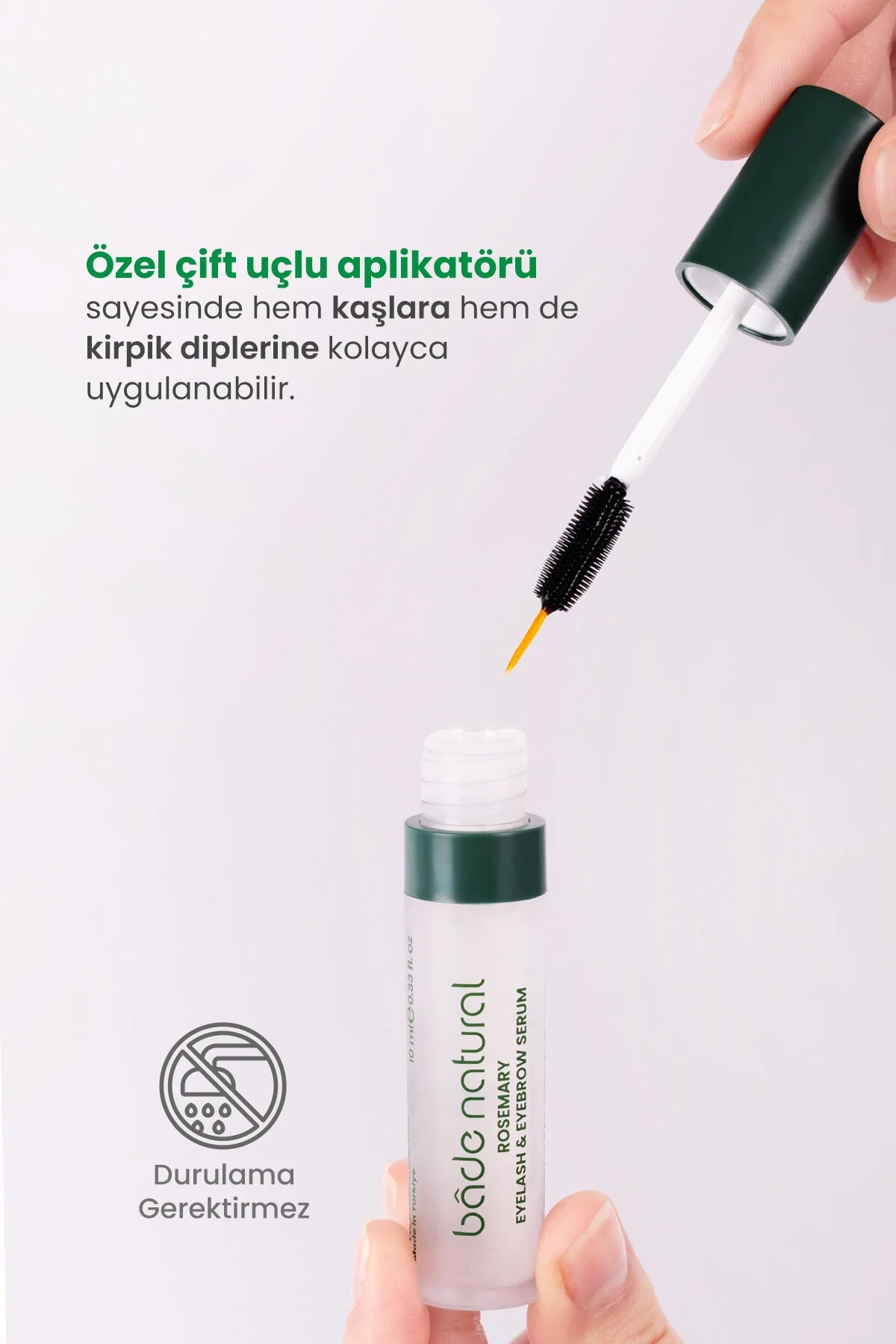 Bade Natural Rosemary Eyelash & Eyebrow Serum – Biberiye Kaş ve Kirpik Serumu 10ml