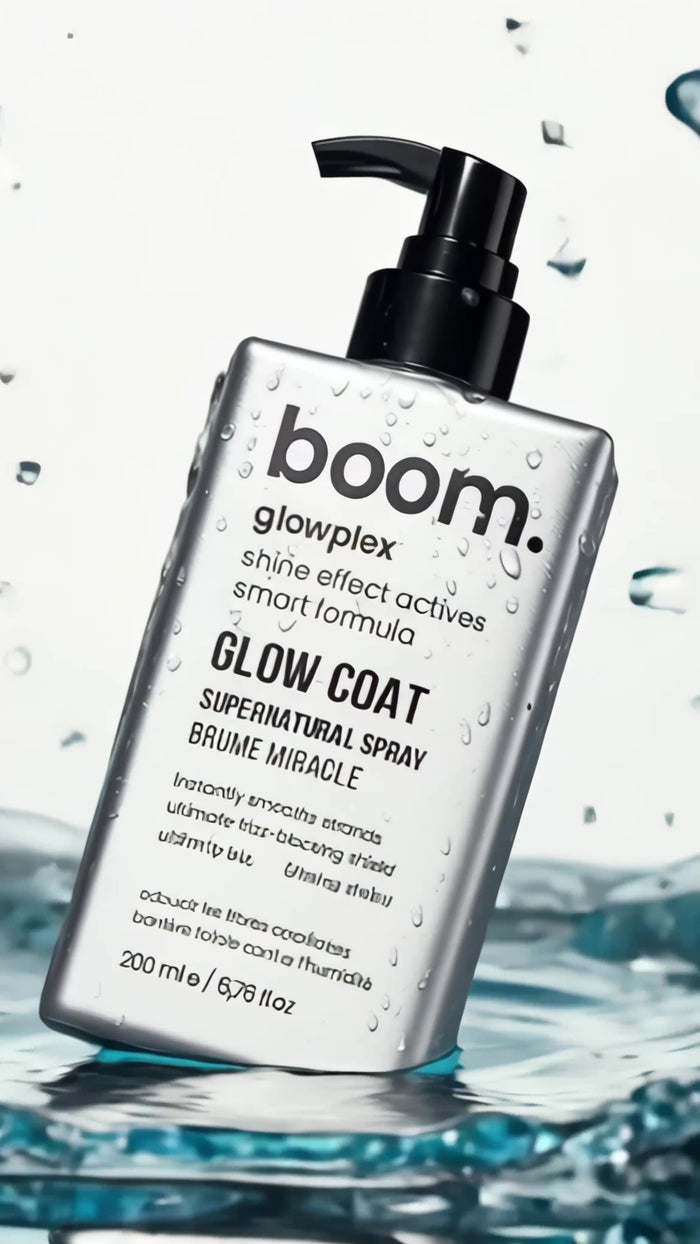Boom Glow Shine Spray 200 ml – Anti Frizz Haar Glans Spray