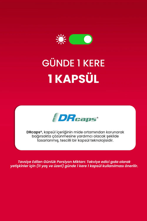 Erbatab Demir – IJzer Supplement 16 mg – Micro-ingekapseld IJzer – 30 Capsules – 1 Maand Voorraad