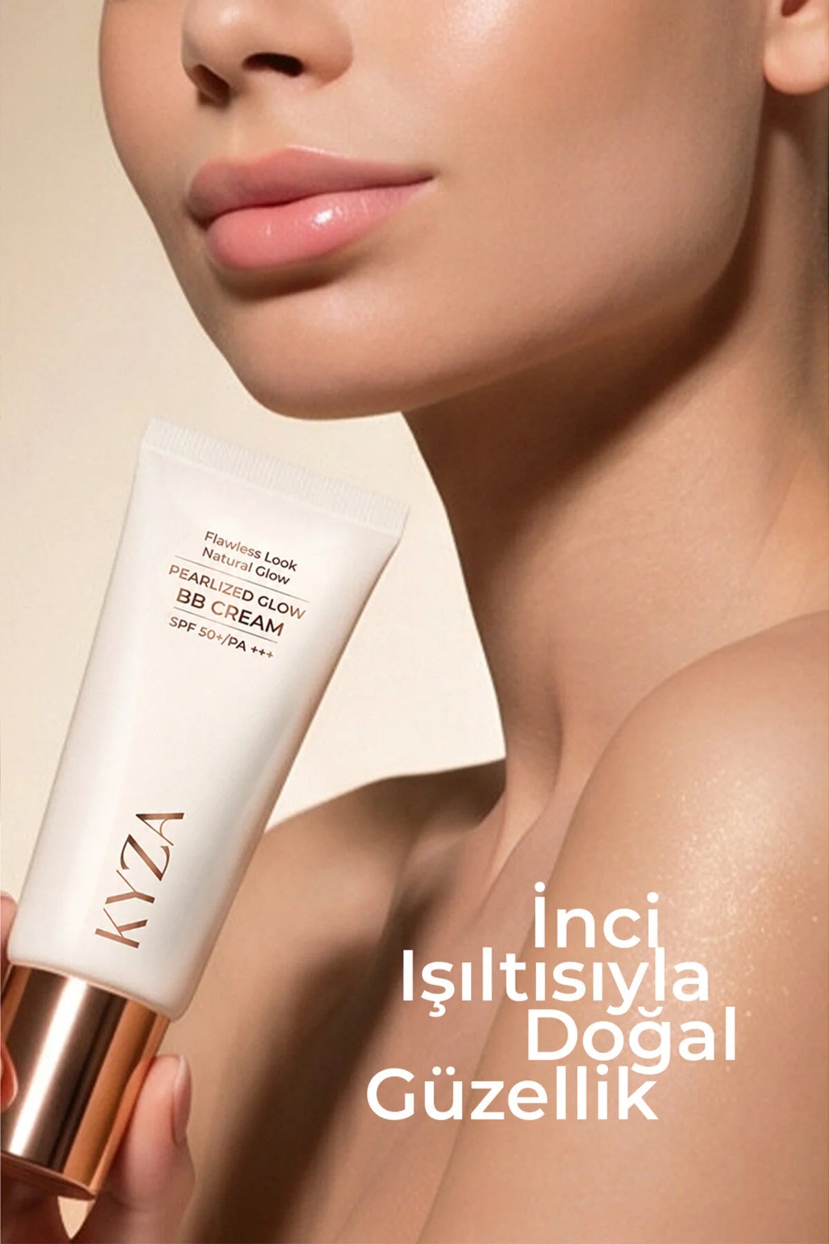 Kyza Pearlized Glow BB Cream Medium SPF 50+ PA+++ 30 ml – Hydraterende Getinte Gezichtscrème