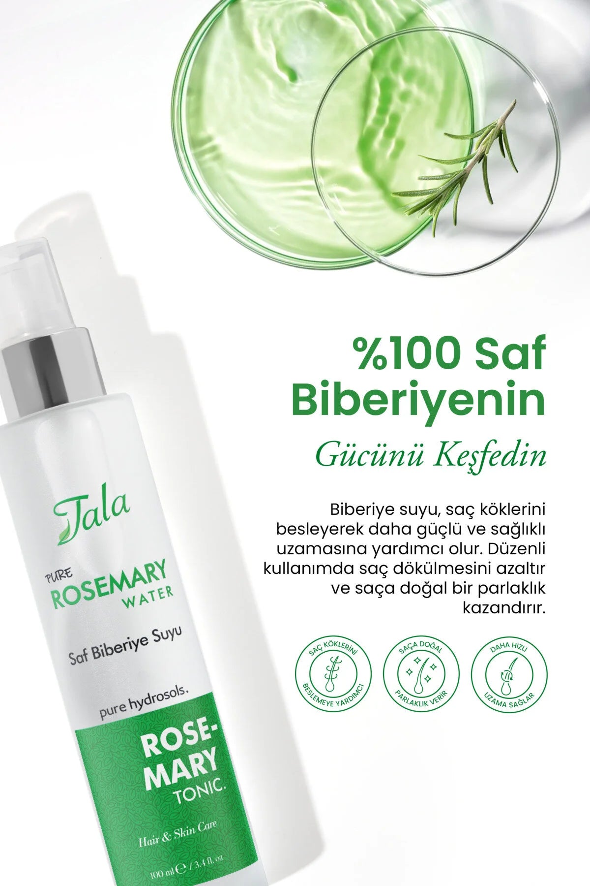Tala Rosemary Water Toner 100ml